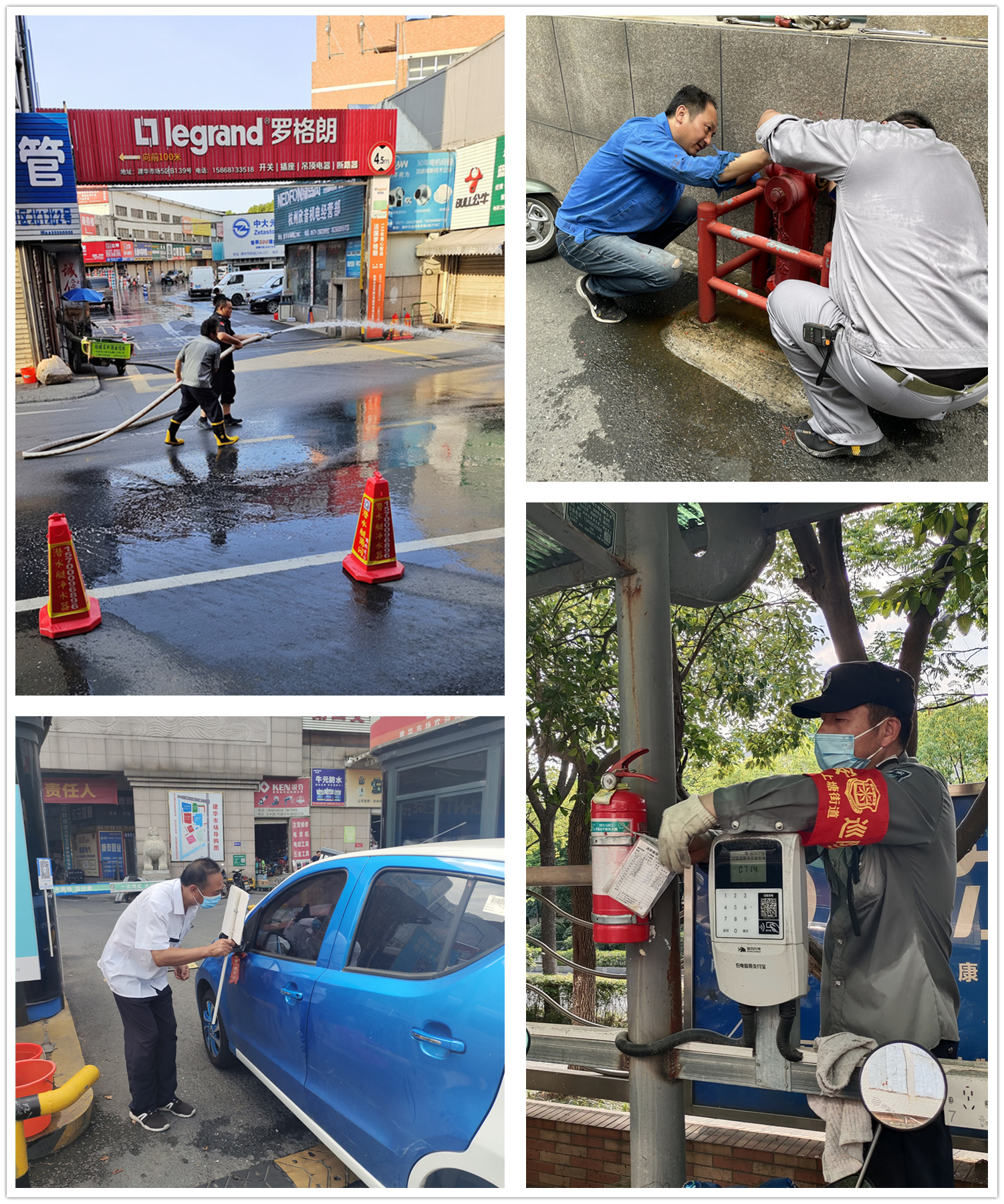 不服“暑”！建華市場勇戰(zhàn)高溫！