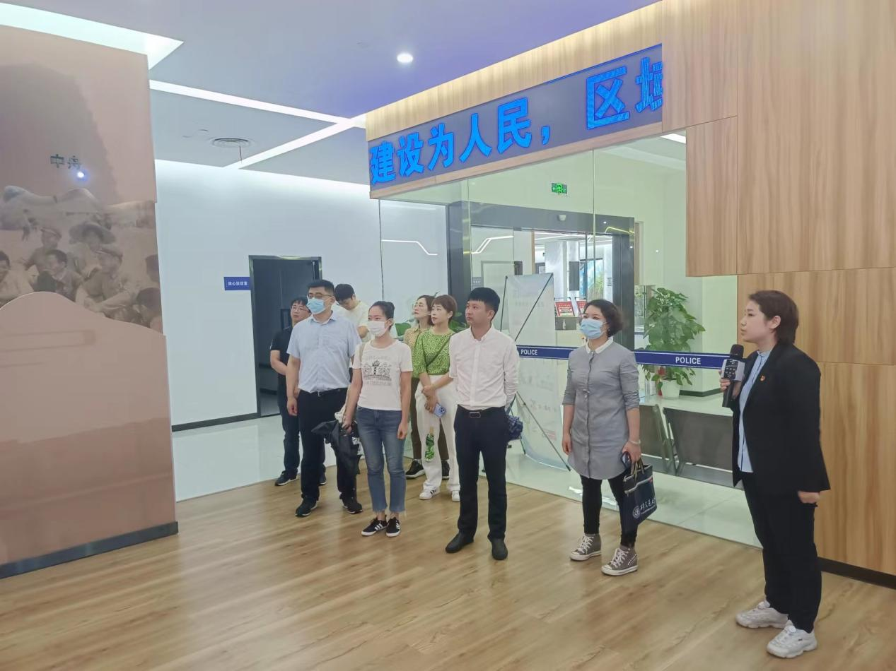 錢(qián)江商城參觀東新街道新天地商務(wù)社區(qū)