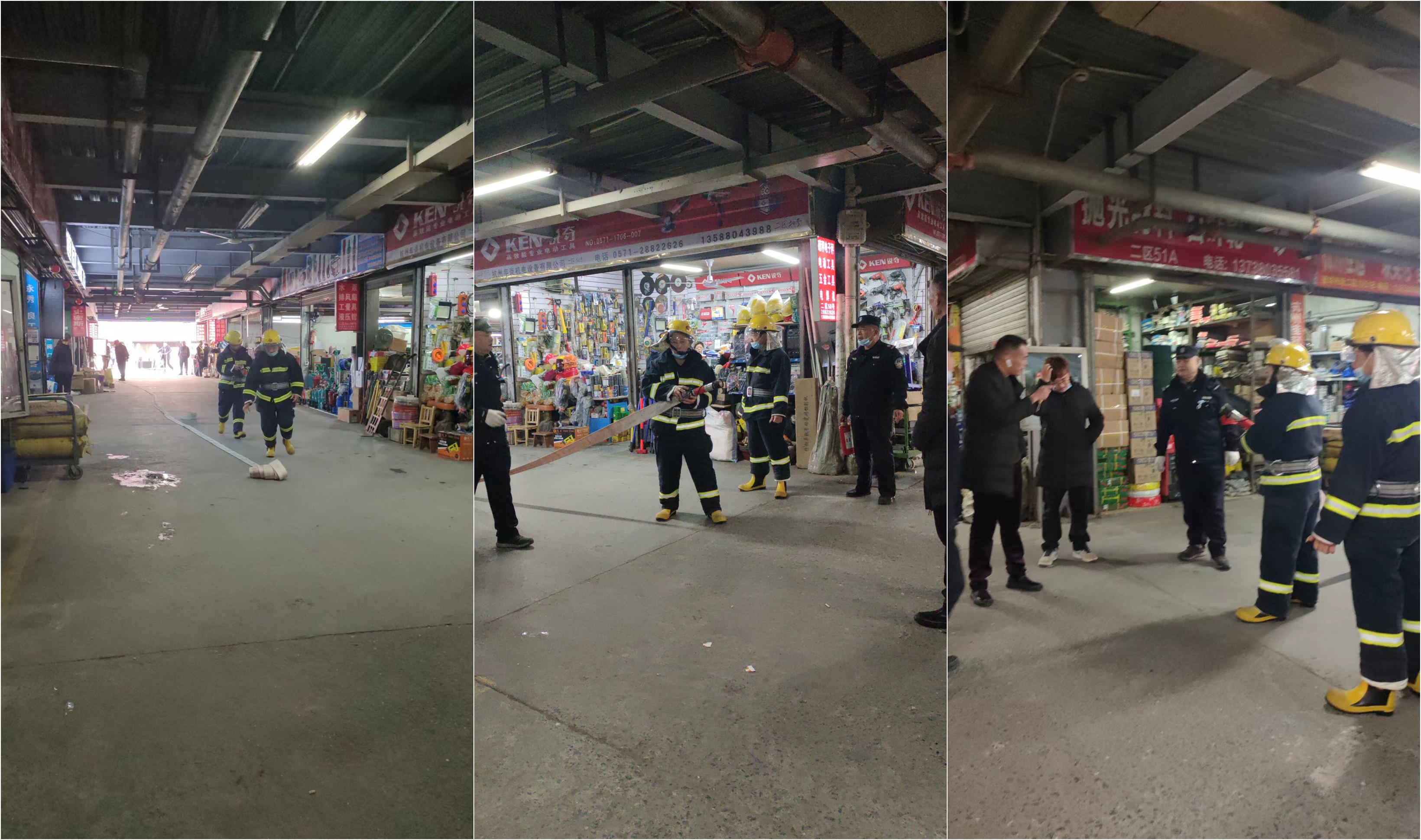 建華市場(chǎng)開展消防應(yīng)急拉練活動(dòng)