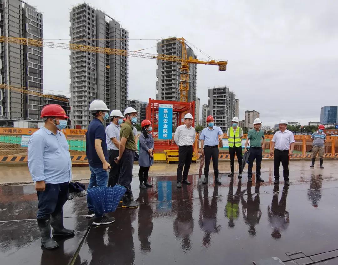 拱墅區(qū)領導實地檢查防汛防臺工作