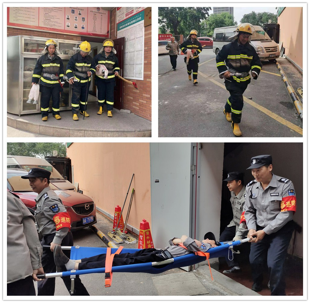 建華市場(chǎng)開展安全疏散逃生、滅火演練